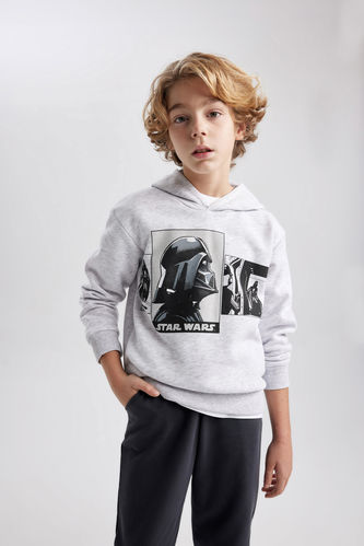 Erkek Çocuk Star Wars Kapüşonlu Sweatshirt