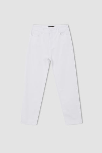 Straight Fit Normal Bel Jean %100 Pamuk Pantolon