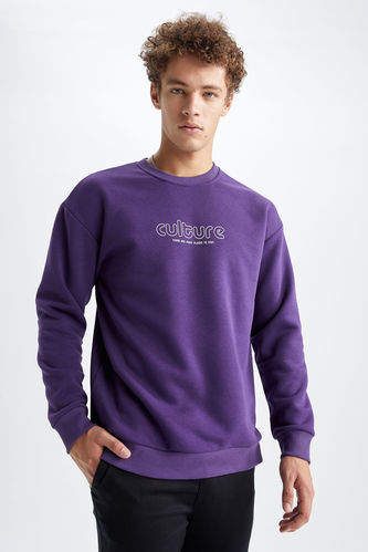 Boxy Fit Printed Sweatshirt