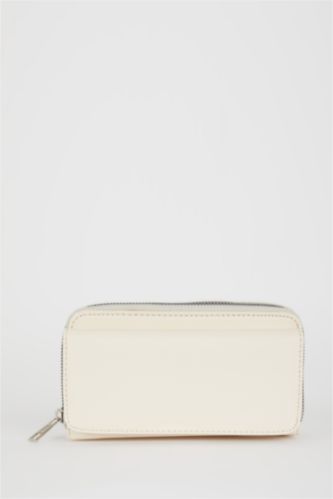 Kadın Bej Kadın Suni Deri Cüzdan