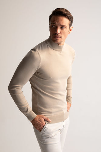 Premium Regular Fit Half Turtleneck Turtleneck Knitwear Sweater