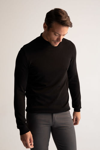 Premium Regular Fit Half Turtleneck Turtleneck Knitwear Sweater