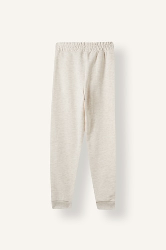 Standart Fit Basic Düz Beli Lastikli Okul Jogger Eşofman Altı Kız Çocuk