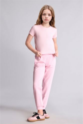 Young Girls - Teen Girls Light Pink jogger Trousers