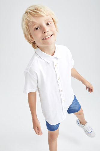 Erkek Çocuk Basic Oxford Gömlek