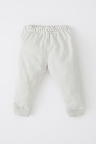 Baby Boy Regular Fit Basic Flexible Waist Thin Fabric Sweatpants