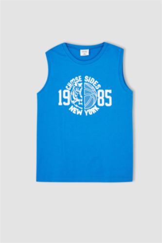 Maillot De Corps Garçon En Coton Coupe Regular