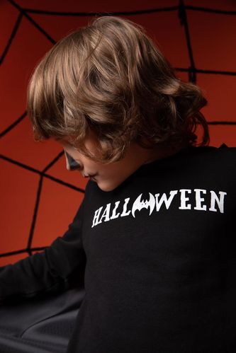 Свитшот стандартного кроя на Хэллоуин для мальчиков
