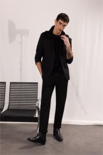 رجال أسود jogger Trousers
