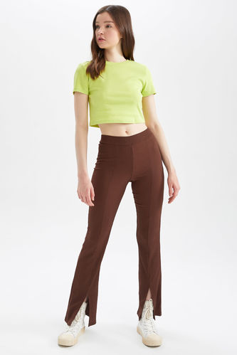 Trousers & Jeans | Cyrillus Girls Girl's Slim-Fit Velour Trousers Garnet —  Chico Spans