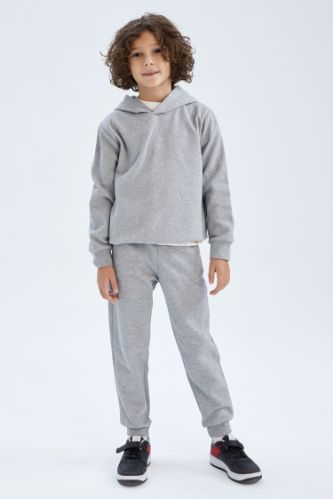 Boys grey tracksuit bottoms new arrivals