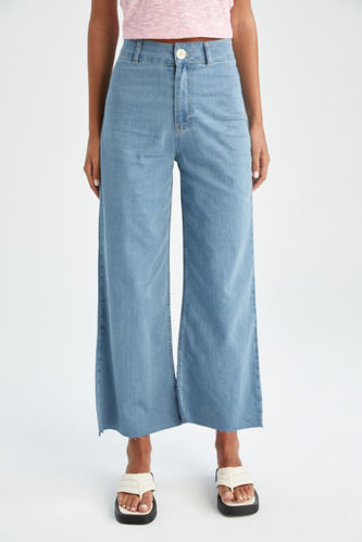 Culotte Fit Jeans mit hohem Bund