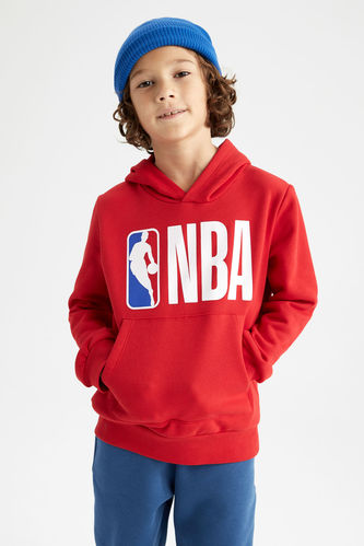 Regular Fit NBA Licensed Hooded Sweatshirt