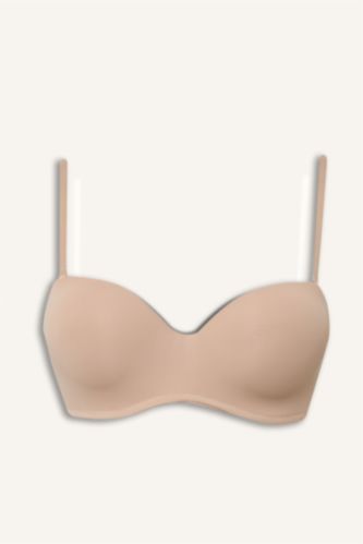 Woman Beige Fall in Love With Pad Bra