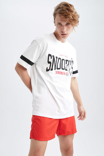 Coool Snoopy Boxy Fit Crew Neck T-Shirt