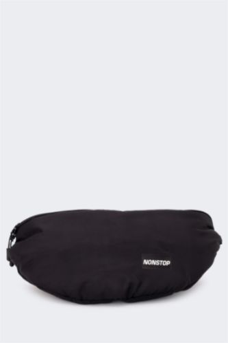 MAN Black Waist Bag