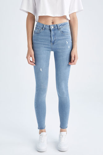Skinny Fit Normal Waist Jeans