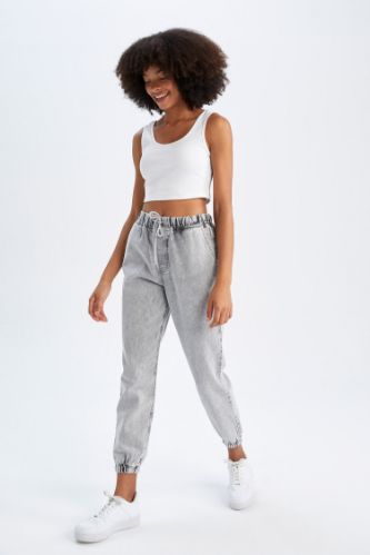 Grey best sale jogger jeans