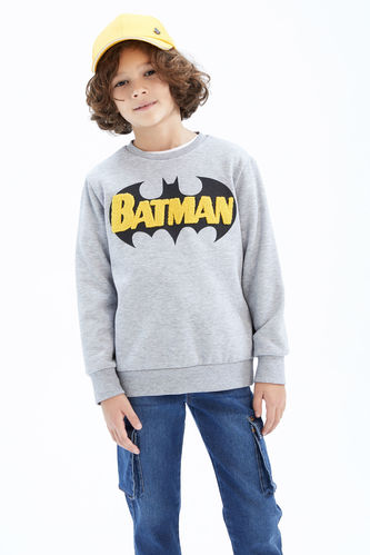 Regular Fit Batman Licence Crew Neck Sweatshirt