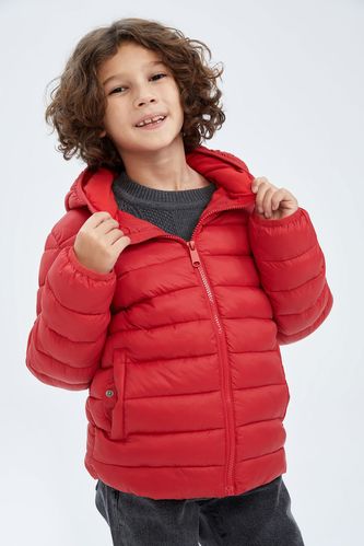 Boy Water Repellent Hooded Coat