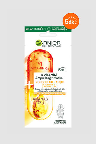 Garnier C Vitamini Yorgunluk Karşıtı Ampul Kağıt Yüz Maskesi