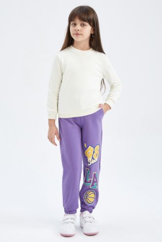 Girls 2024 purple tracksuit