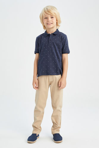 Erkek Çocuk Regular Fit Basic Beş Cep Düz Paça Gabardin Pantolon