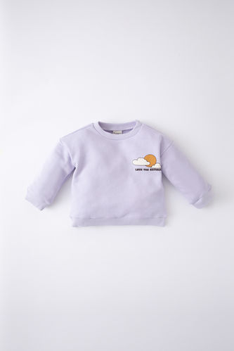 Baby Boy Regular Fit Crew Neck Sweatshirt