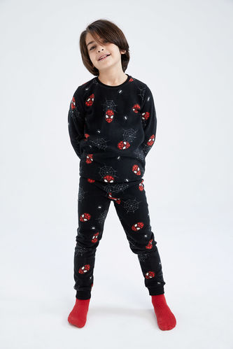 Boy Marvel Spiderman Fleece Pajamas Set