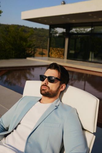 Slim Fit Astarlı Blazer Ceket