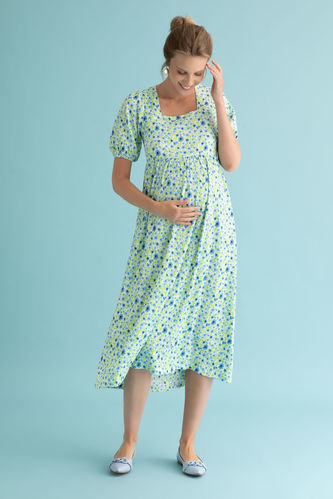 Платье макси стандартного кроя для беременных