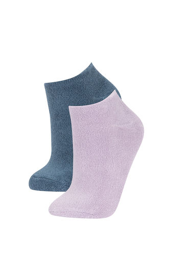 Короткие носки из хлопка для женщин, 2 пары