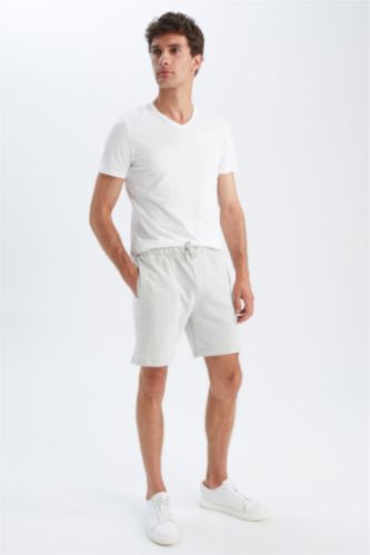MAN Grey Melange Regular Fit