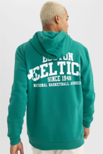 HOMME Vert Tissu Sweat Épais Coupe standard