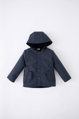 Boy Waterproof Hooded Fleece Lined Jacket