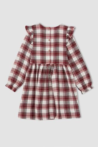 Girls red hotsell flannel dress