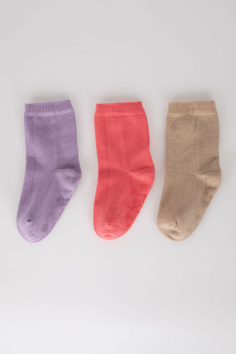 Baby Girl 3-pack Cotton Long Socks