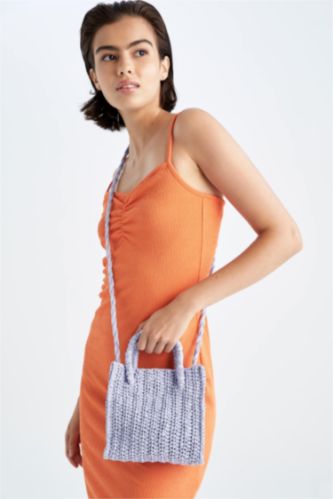 Kadın Lila El Çantası