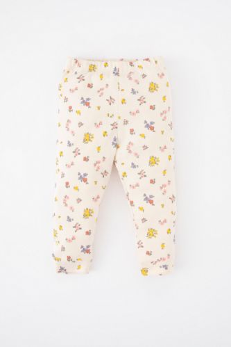 Écru PETITE FILLE Ensemble Pyjama Fleuri à Manches Courtes Pour Bébé Fille  2854611 | DeFacto