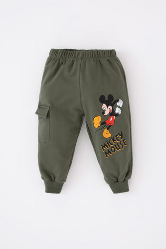 Regular Fit Mickey & Minnie Licensed Elastic Band Trousers