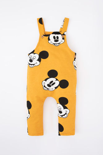 Baby Boy Disney Mickey & Minnie Sweatshirt Fabric Jumpsuit