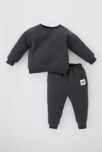 2 piece Regular Fit Crew Neck Set