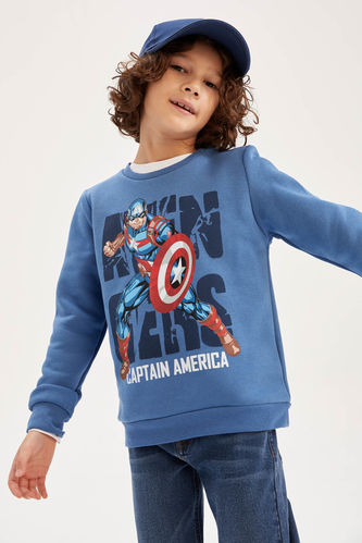 Regular Fit Avengers Crew Neck Sweatshirt