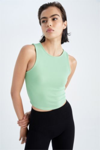 Coool Fitted Camisole Crop Singlet
