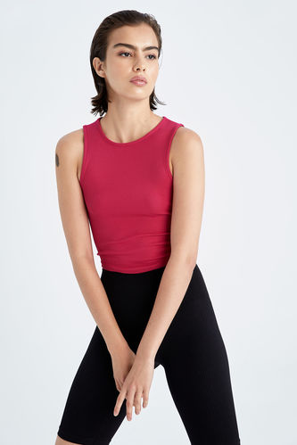 Coool Fitted Camisole Crop Singlet