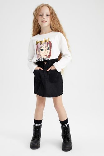 Girl Velvet Skirt