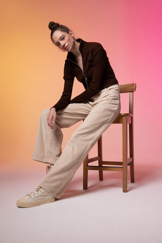 Juicy Couture Cotton Velvet Trousers | Balardi