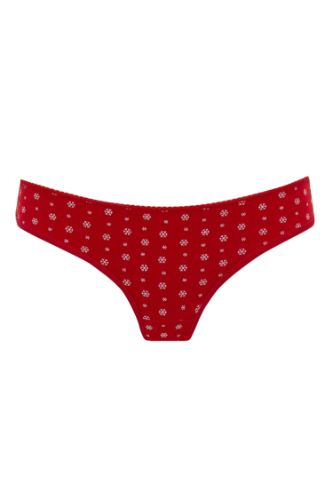 Red WOMEN 2 piece Brazilian Panties Set 2729010