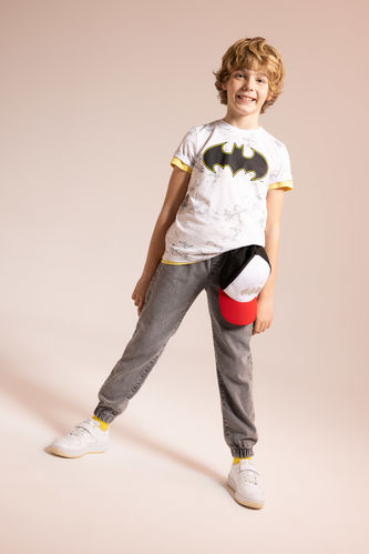Boy Jogger Elastic Banded Jean Look Trousers