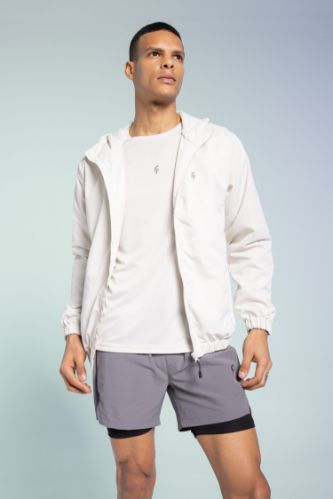 DeFactoFit Slim Fit Kapüşonlu Ceket Mont